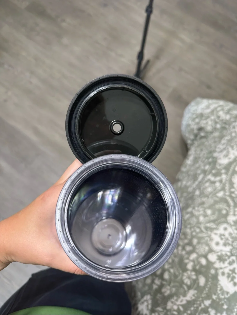 Starbucks Black & Silver Sequined Cold Cup 24OZ